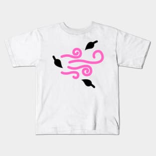 pink black texture design Kids T-Shirt